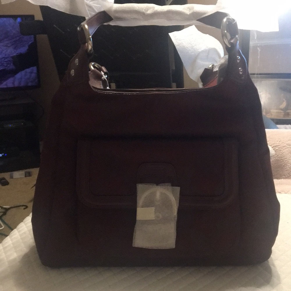 Maroon Coach Purse
